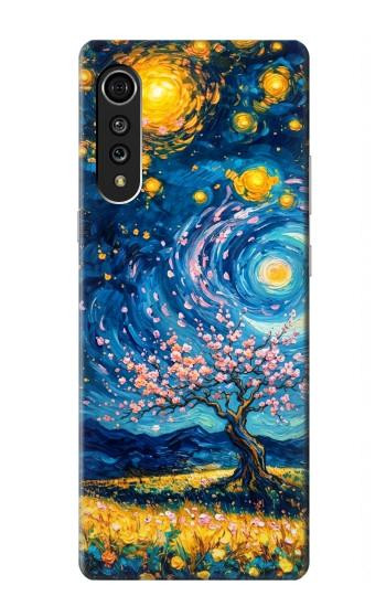 S4081 Dreamy Spiral Galaxy Night Sky Art Hülle Schutzhülle Taschen für LG Velvet