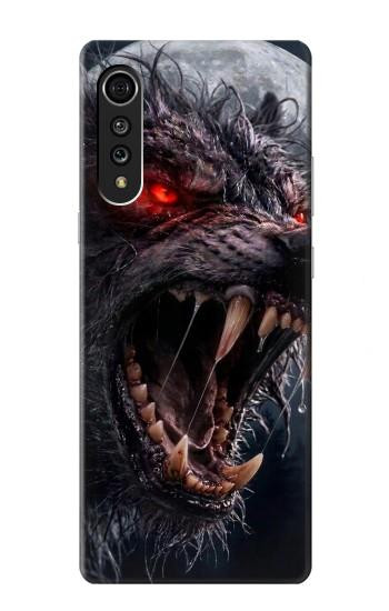S4094 Wolf Moonlight Fantasy Art Hülle Schutzhülle Taschen für LG Velvet
