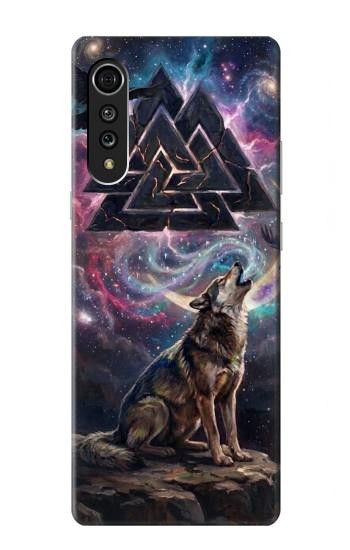 S4110 Mystic Wolf Ancient Symbol Artwork Hülle Schutzhülle Taschen für LG Velvet
