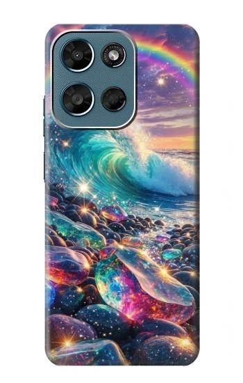 S4084 Rainbow Ocean Wave Fantasy Hülle Schutzhülle Taschen für Motorola Moto G (2026), G Play (2026)