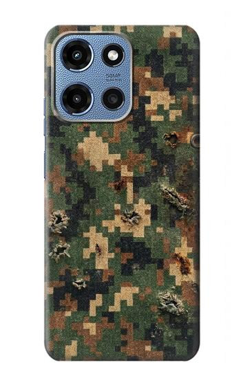 S4091 Green Digital Camouflage Pattern Hülle Schutzhülle Taschen für Motorola Moto G 5G (2025)