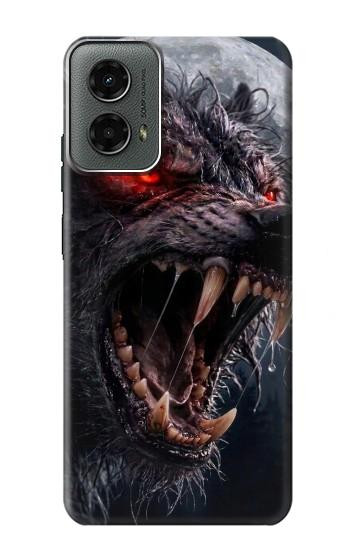 S4094 Wolf Moonlight Fantasy Art Hülle Schutzhülle Taschen für Motorola Moto G 5G (2024)