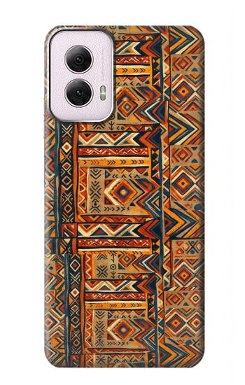 S4079 Tribal Geometric Ethnic Pattern Hülle Schutzhülle Taschen für Motorola Moto G Power 5G (2024)