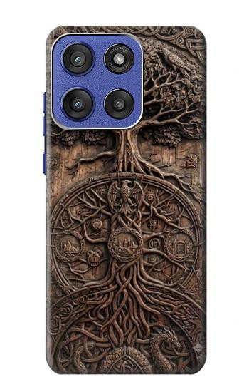 S4103 Ancient Tree Of Life Symbol Art Hülle Schutzhülle Taschen für Motorola Moto G Stylus 5G (2025,2026), Edge 60 Stylus