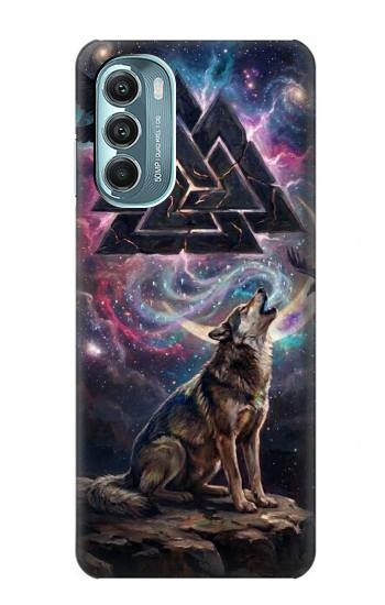 S4110 Mystic Wolf Ancient Symbol Artwork Hülle Schutzhülle Taschen für Motorola Moto G Stylus 5G (2022)