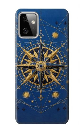 S4086 Nautical Compass Maritime Design Hülle Schutzhülle Taschen für Motorola Moto G Power (2023) 5G