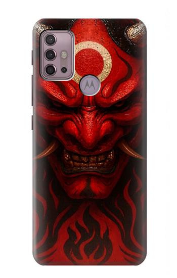 S4099 Mystic Red Demon Illustration Hülle Schutzhülle Taschen für Motorola Moto G30, G20, G10