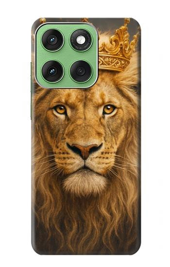 S4093 Royal Lion Portrait Artwork Hülle Schutzhülle Taschen für Motorola Edge 60
