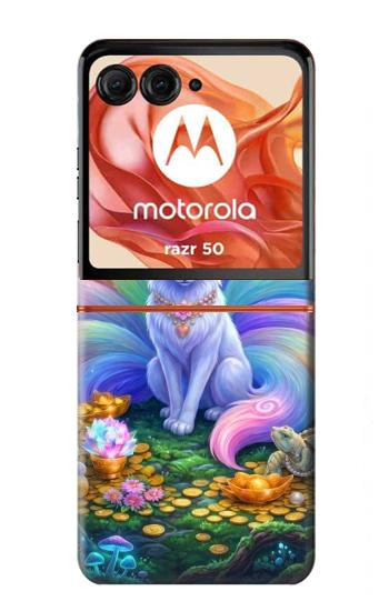 S4088 Fantasy Fox Spirit Magical Artwork Hülle Schutzhülle Taschen für Motorola Razr 70,60,50, Razr (2026, 2025, 2024)