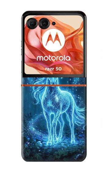 S4104 Mystical Forest Spirit Horse Fantasy Hülle Schutzhülle Taschen für Motorola Razr 70,60,50, Razr (2026, 2025, 2024)