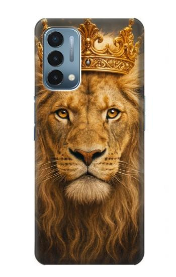 S4093 Royal Lion Portrait Artwork Hülle Schutzhülle Taschen für OnePlus Nord N200 5G