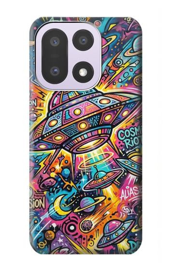 S4085 Cosmic Spaceship Psychedelic Art Hülle Schutzhülle Taschen für OnePlus 15