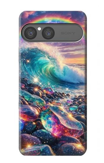 S4084 Rainbow Ocean Wave Fantasy Hülle Schutzhülle Taschen für Sony Xperia 10 VII
