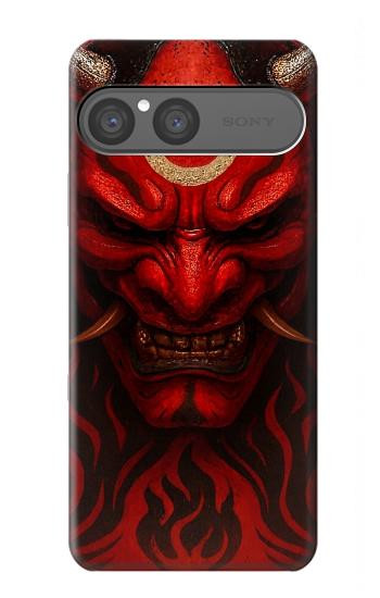 S4099 Mystic Red Demon Illustration Hülle Schutzhülle Taschen für Sony Xperia 10 VII