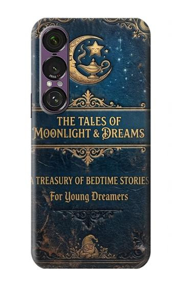 S4080 Moonlit Fantasy Bedtime Story Hülle Schutzhülle Taschen für Sony Xperia 1 VII