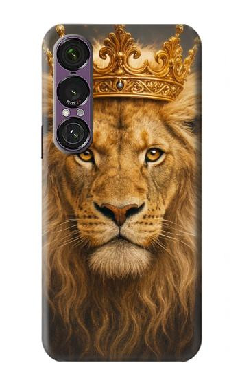 S4093 Royal Lion Portrait Artwork Hülle Schutzhülle Taschen für Sony Xperia 1 VII