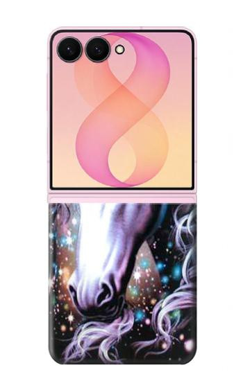 S0749 Unicorn Horse Hülle Schutzhülle Taschen für Samsung Galaxy Z Flip 8