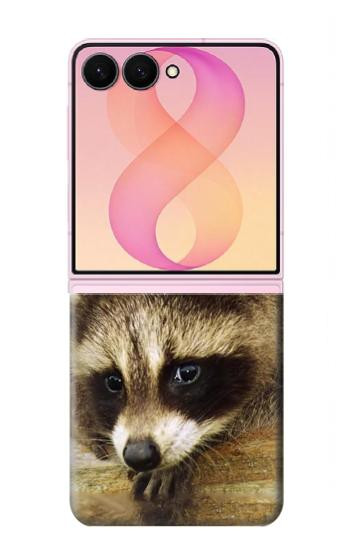 S0977 Baby Raccoons Hülle Schutzhülle Taschen für Samsung Galaxy Z Flip 8