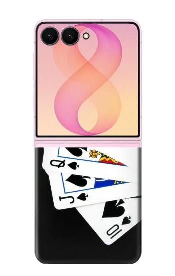 S1078 Poker Royal Straight Flush Hülle Schutzhülle Taschen für Samsung Galaxy Z Flip 8