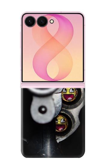S1109 Smile Bullet Gun Hülle Schutzhülle Taschen für Samsung Galaxy Z Flip 8