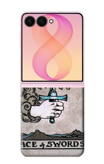 S2482 Tarot Card Ace of Swords Hülle Schutzhülle Taschen für Samsung Galaxy Z Flip 8