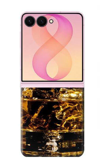 S2742 Ice Whiskey Whisky Glass Hülle Schutzhülle Taschen für Samsung Galaxy Z Flip 8