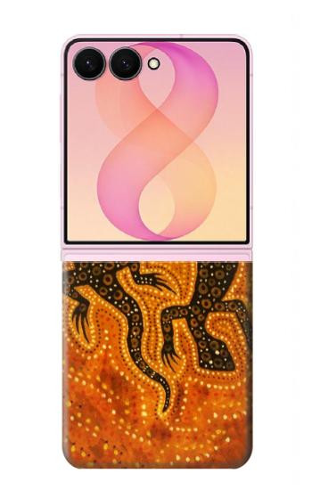 S2901 Lizard Aboriginal Art Hülle Schutzhülle Taschen für Samsung Galaxy Z Flip 8