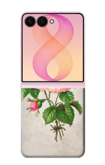 S3079 Vintage Pink Rose Hülle Schutzhülle Taschen für Samsung Galaxy Z Flip 8