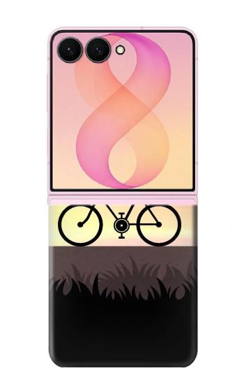 S3252 Bicycle Sunset Hülle Schutzhülle Taschen für Samsung Galaxy Z Flip 8