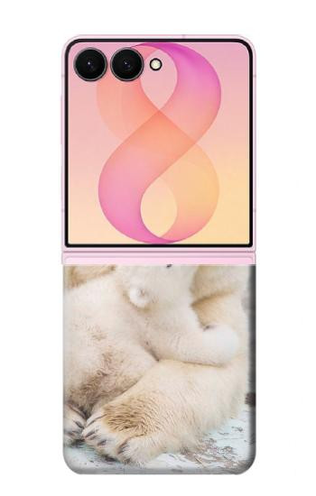 S3373 Polar Bear Hug Family Hülle Schutzhülle Taschen für Samsung Galaxy Z Flip 8