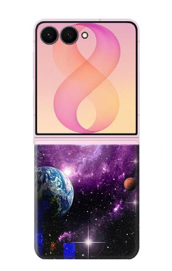 S3689 Galaxy Outer Space Planet Hülle Schutzhülle Taschen für Samsung Galaxy Z Flip 8