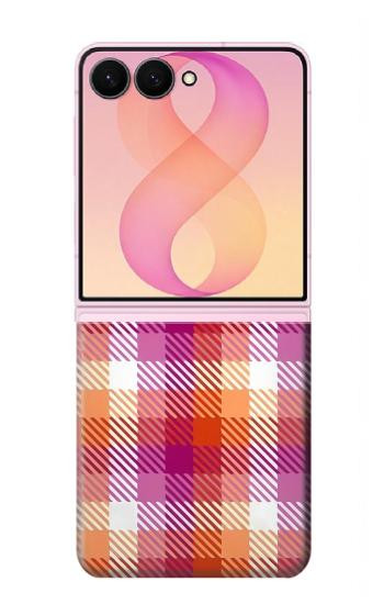 S3941 LGBT Lesbian Pride Flag Plaid Hülle Schutzhülle Taschen für Samsung Galaxy Z Flip 8