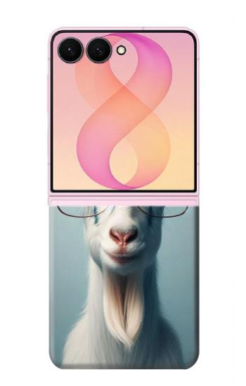 S3991 Goat Glasses Hülle Schutzhülle Taschen für Samsung Galaxy Z Flip 8