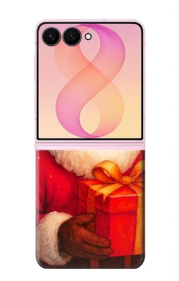 S4046 Happy Santa Hülle Schutzhülle Taschen für Samsung Galaxy Z Flip 8