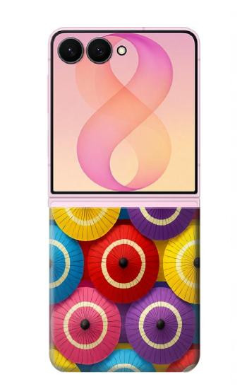 S4065 Snake Eye Umbrella Pattern Hülle Schutzhülle Taschen für Samsung Galaxy Z Flip 8
