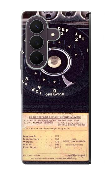 S0086 Payphone Vintage Hülle Schutzhülle Taschen für Samsung Galaxy Z Fold 8 Ultra