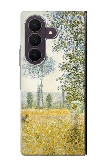 S2682 Claude Monet Fields In Spring Hülle Schutzhülle Taschen für Samsung Galaxy Z Fold 8 Ultra