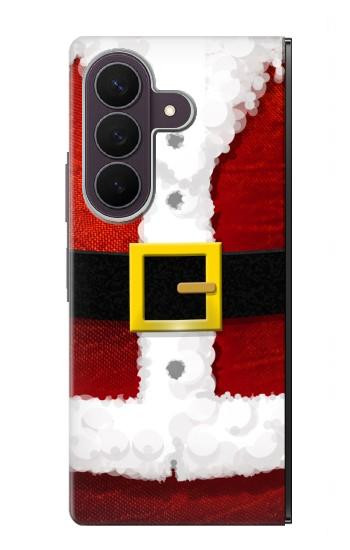 S2846 Christmas Santa Red Suit Hülle Schutzhülle Taschen für Samsung Galaxy Z Fold 8 Ultra