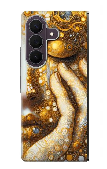 S4026 Women Crying Golden Tear Hülle Schutzhülle Taschen für Samsung Galaxy Z Fold 8 Ultra