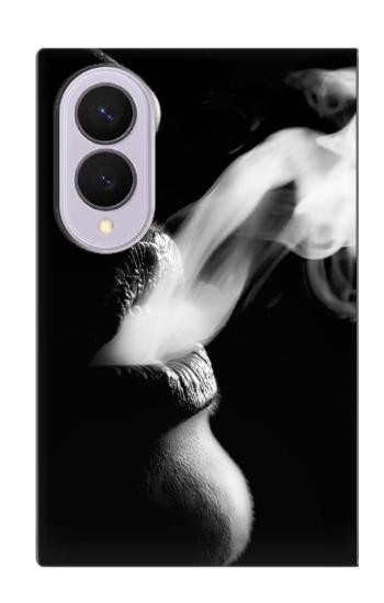 S0917 Sexy Lip Girl Smoking Hülle Schutzhülle Taschen für Samsung Galaxy Z Fold 8