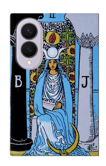 S2764 High Priestess Tarot Card Hülle Schutzhülle Taschen für Samsung Galaxy Z Fold 8