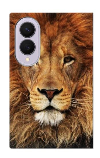 S2870 Lion King of Beasts Hülle Schutzhülle Taschen für Samsung Galaxy Z Fold 8