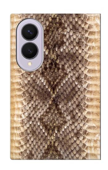 S2875 Rattle Snake Skin Graphic Printed Hülle Schutzhülle Taschen für Samsung Galaxy Z Fold 8