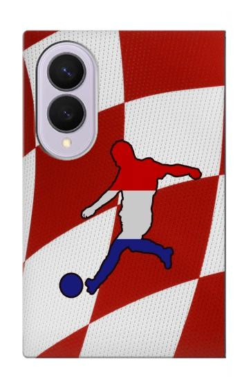 S2993 Croatia Football Soccer Hülle Schutzhülle Taschen für Samsung Galaxy Z Fold 8