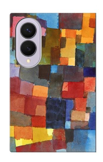 S3341 Paul Klee Raumarchitekturen Hülle Schutzhülle Taschen für Samsung Galaxy Z Fold 8