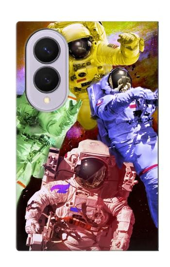 S3914 Colorful Nebula Astronaut Suit Galaxy Hülle Schutzhülle Taschen für Samsung Galaxy Z Fold 8
