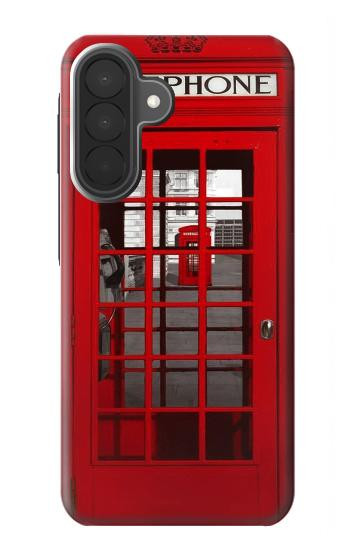 S0058 British Red Telephone Box Hülle Schutzhülle Taschen für Samsung Galaxy A27