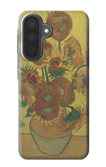 S0214 Van Gogh Vase Fifteen Sunflowers Hülle Schutzhülle Taschen für Samsung Galaxy A27
