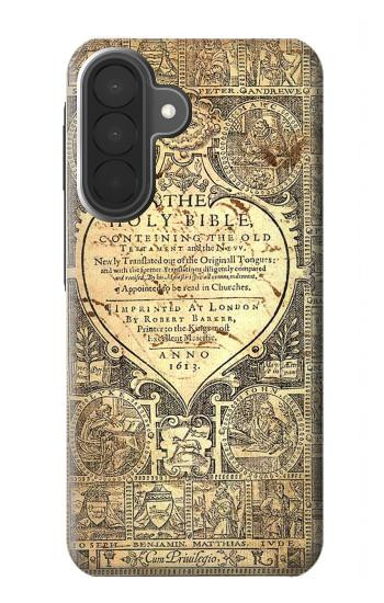 S0330 Bible Page Hülle Schutzhülle Taschen für Samsung Galaxy A27