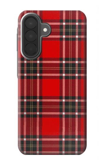 S2374 Tartan Red Pattern Hülle Schutzhülle Taschen für Samsung Galaxy A27